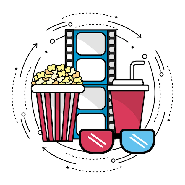 Ícone de rolos de filme representando catálogo P2Server com mais de 9.500 filmes em 4K incluindo estreias de cinema e produções exclusivas